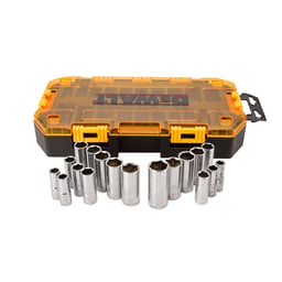 DWMT73812 KIT DE HERRAMIENTAS DE CAJA RESISTENTE, 3/8" DE PROFUNDIDAD